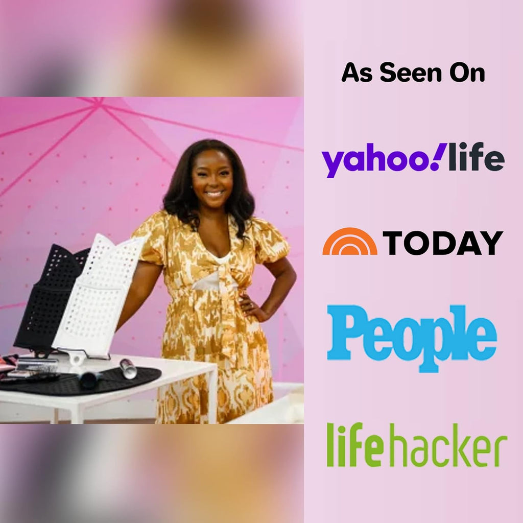 Bathroom Sink Cover for Counter Space & Storage Saver | RV Must Haves | Silicone Foldable Beauty Makeup Brush Cleaning Mat | Hot Tools Organizer | RV Sink Cover | Standard, Pacific Blue